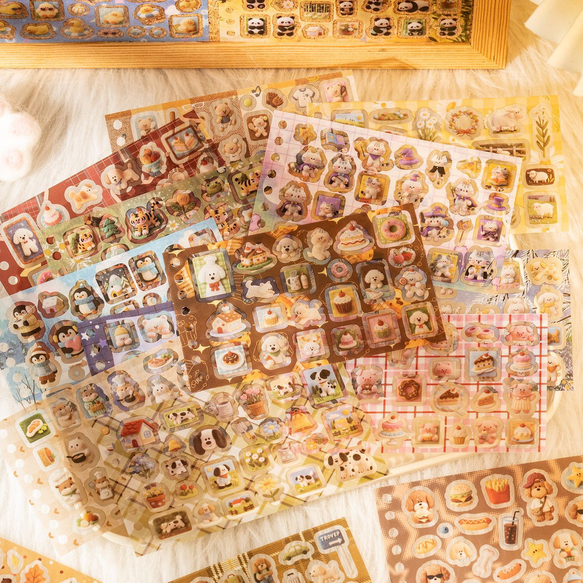 Fluffy Zoo Sticker Book