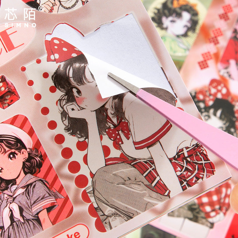 Millennium Memoy Y2K Retro Sticker Book