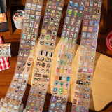 Retro Style Glitter Sticker Tape