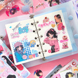 Millennium Memoy Y2K Retro Sticker Book