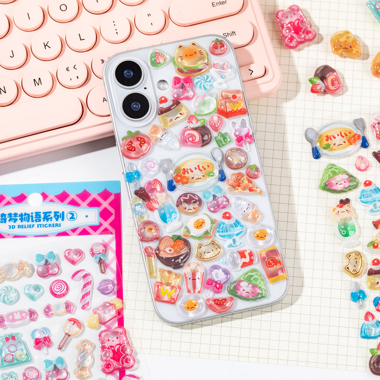 Fancy Dream 3D Sticker Sheet