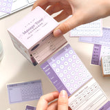 120PCS Manage Time Sticky Note