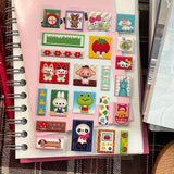 Retro Photoframe Puffy Sticker Sheet