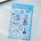 Angel Twins Sticker Sheet