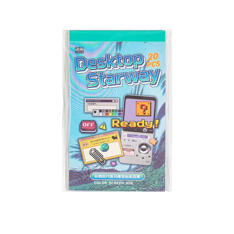 Millennium Retro Writable Sticker Book