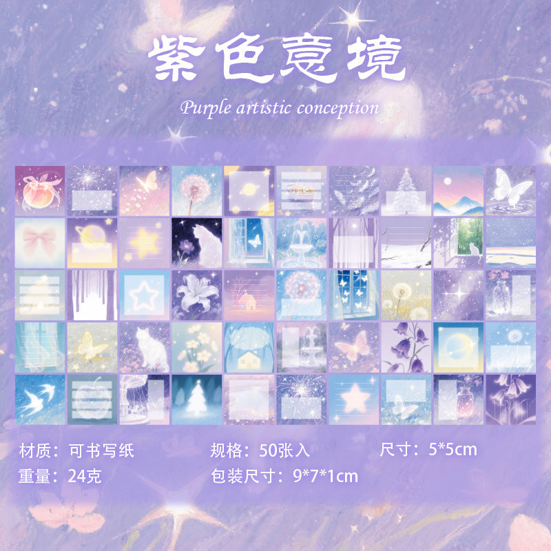 Artistic Expression Notepad Stickers