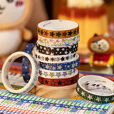 10 Rolls Retro Style Washi Tape Set