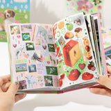 The Sea of Memories Retro Sticker Book