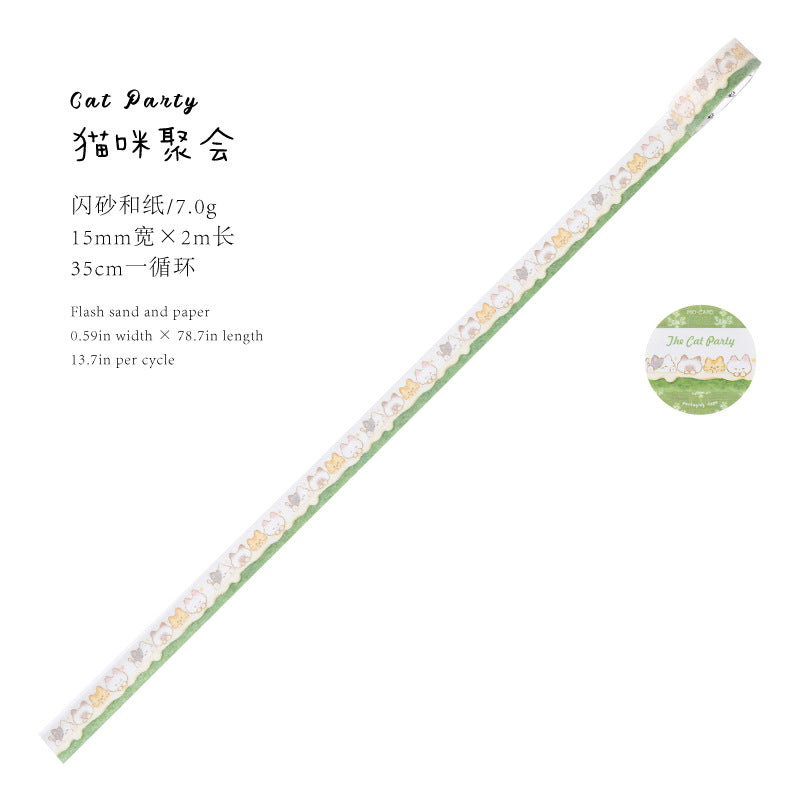 Cake Shop Glitter Sticker Tape