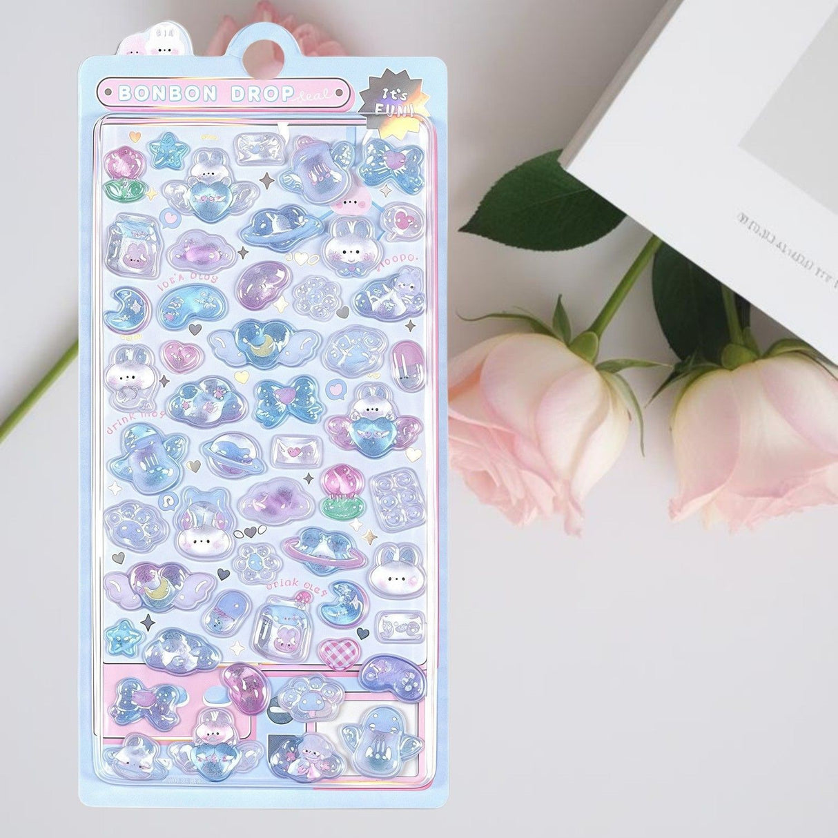 Adorable Clouds 3D Stickers