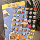 Christmas Series 3D Sticker Sheet
