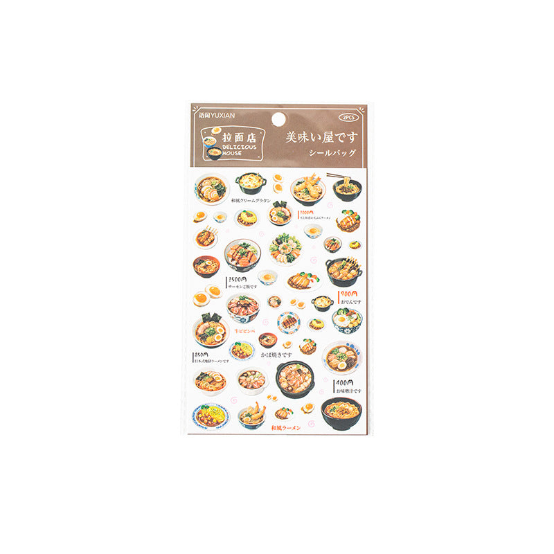 Foodie's Choice Sticker Sheets