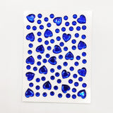 Heart Deco 3D Sticker Sheet Set