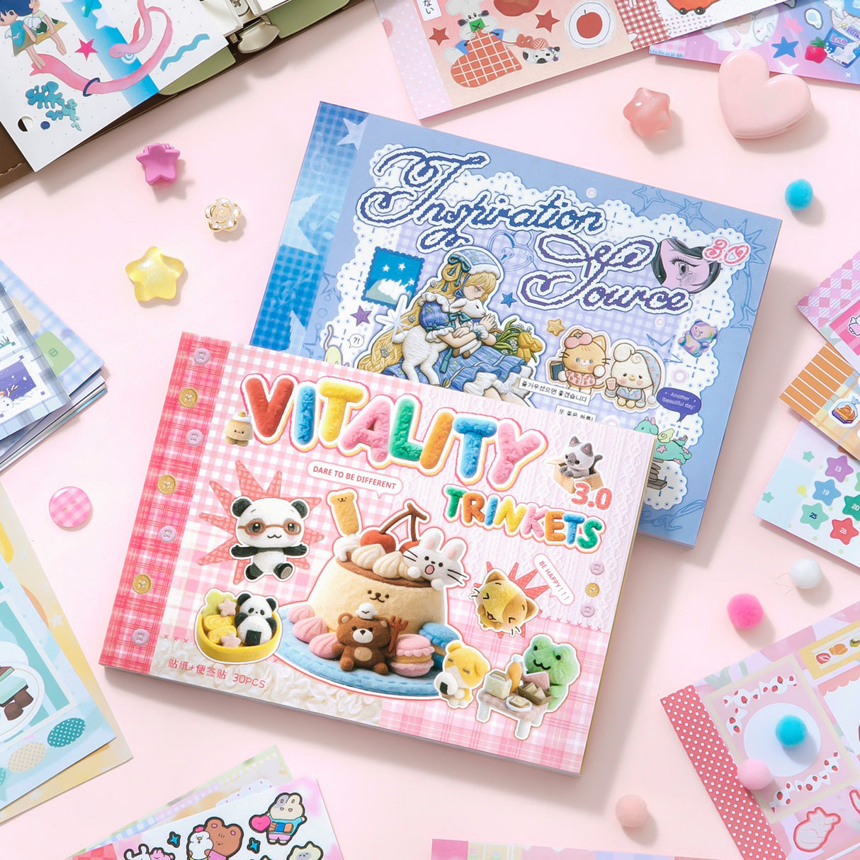 Vitality Trenkits Two-Pieces Sticker Book