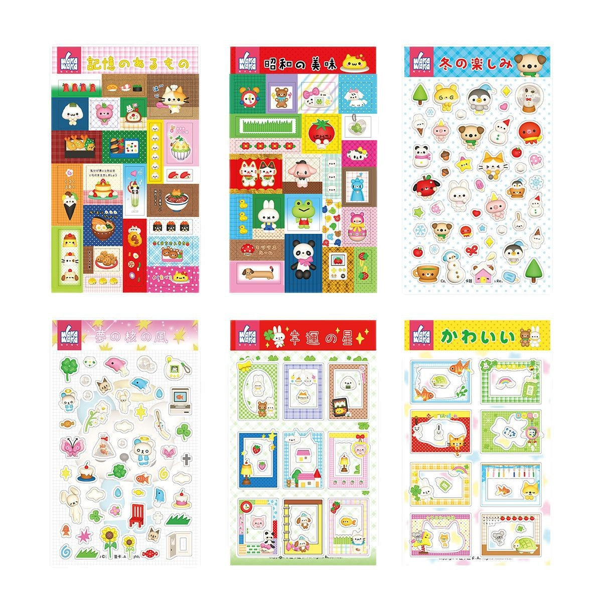 Retro Photoframe Puffy Sticker Sheet