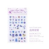 Dry Flower 3D Sticker Sheet
