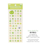 Retro Button 3D Sticker Sheet