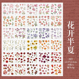 Vintage Flower Collection Sticker Book