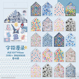 Vintage Alphabet Sticker Book