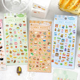 Food Market 3D Sticker Sheet