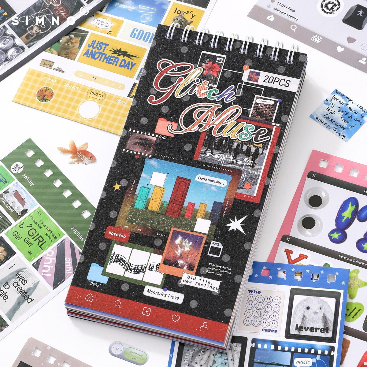 Paragraph Diary Aesthetic Sticker Book