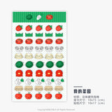 Christmas Series 3D Sticker Sheet