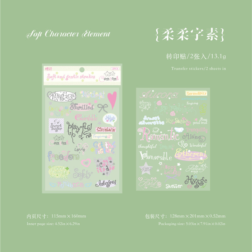 Shiny Collections 3D Transfer Sticker