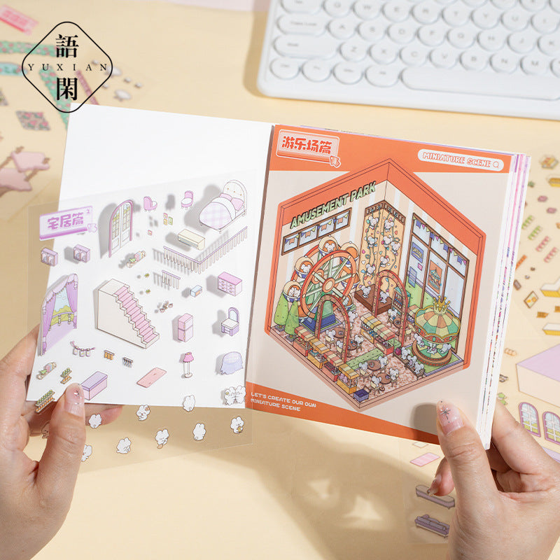 Happy Screenshot Scene Sticker Book