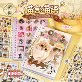 1500pcs Kitty's Talk Cute Sticker Book