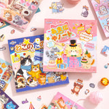 Cute Cat Theme Sticker Book