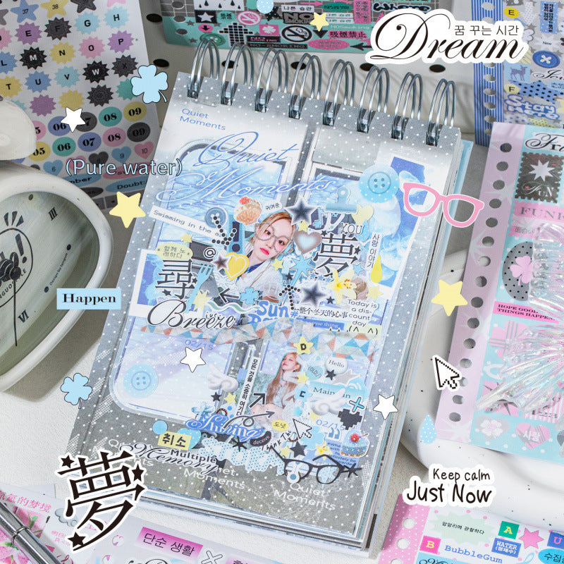 Dream Island Coil Sticker Book