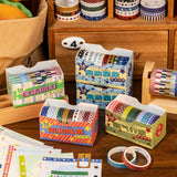 10 Rolls Retro Style Washi Tape Set