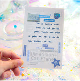 Reminiscences Portable Retro Sticker Book