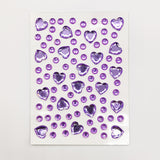 Heart Deco 3D Sticker Sheet Set