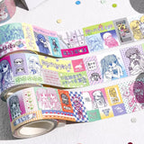 AGUGU Winter Game Glitter Sticker Tape