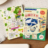 Kitty Diary M5 Retro Sticker Book