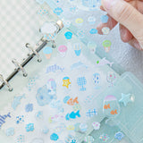 Retro Button 3D Sticker Sheet