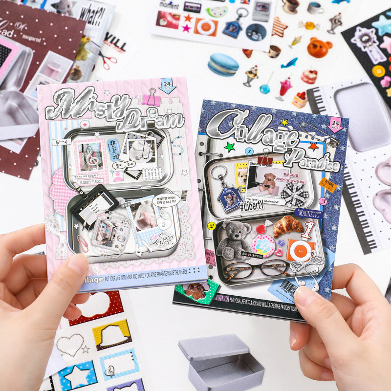 Scrapbooking Box Sticker Book Series