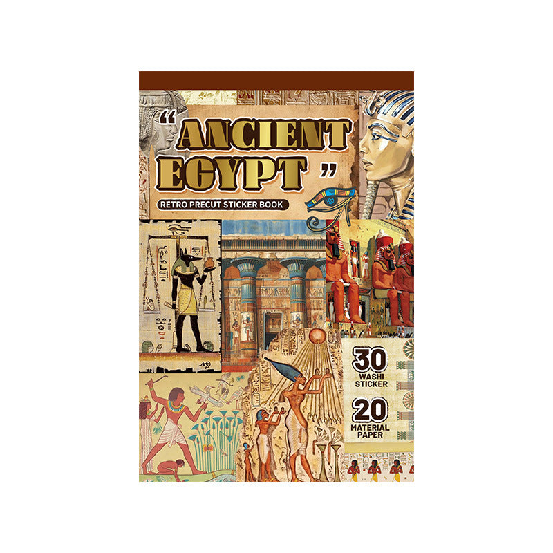 Ancient Egypt Vintage Sticker Book