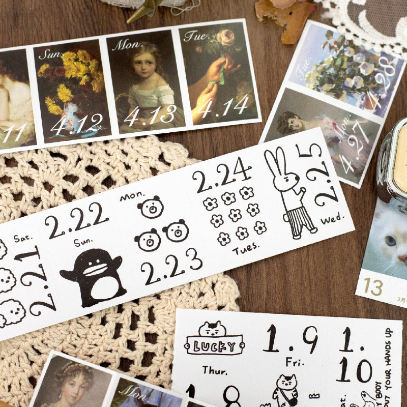 2026 Calendar Sticker 365 Days