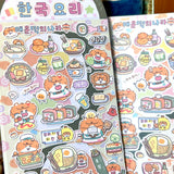 Pencil Spoon Food Contest Sticker Sheet