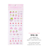 Retro Button 3D Sticker Sheet