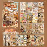 Retro Crochet Food Sticker Book