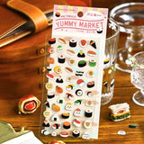 Food Market 3D Sticker Sheet