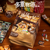 27 pages Multiple Stories Japanese Sticker Book