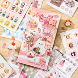 Retro Crochet Food Sticker Book