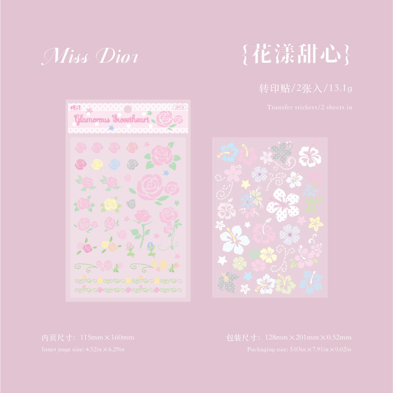 Shiny Collections 3D Transfer Sticker