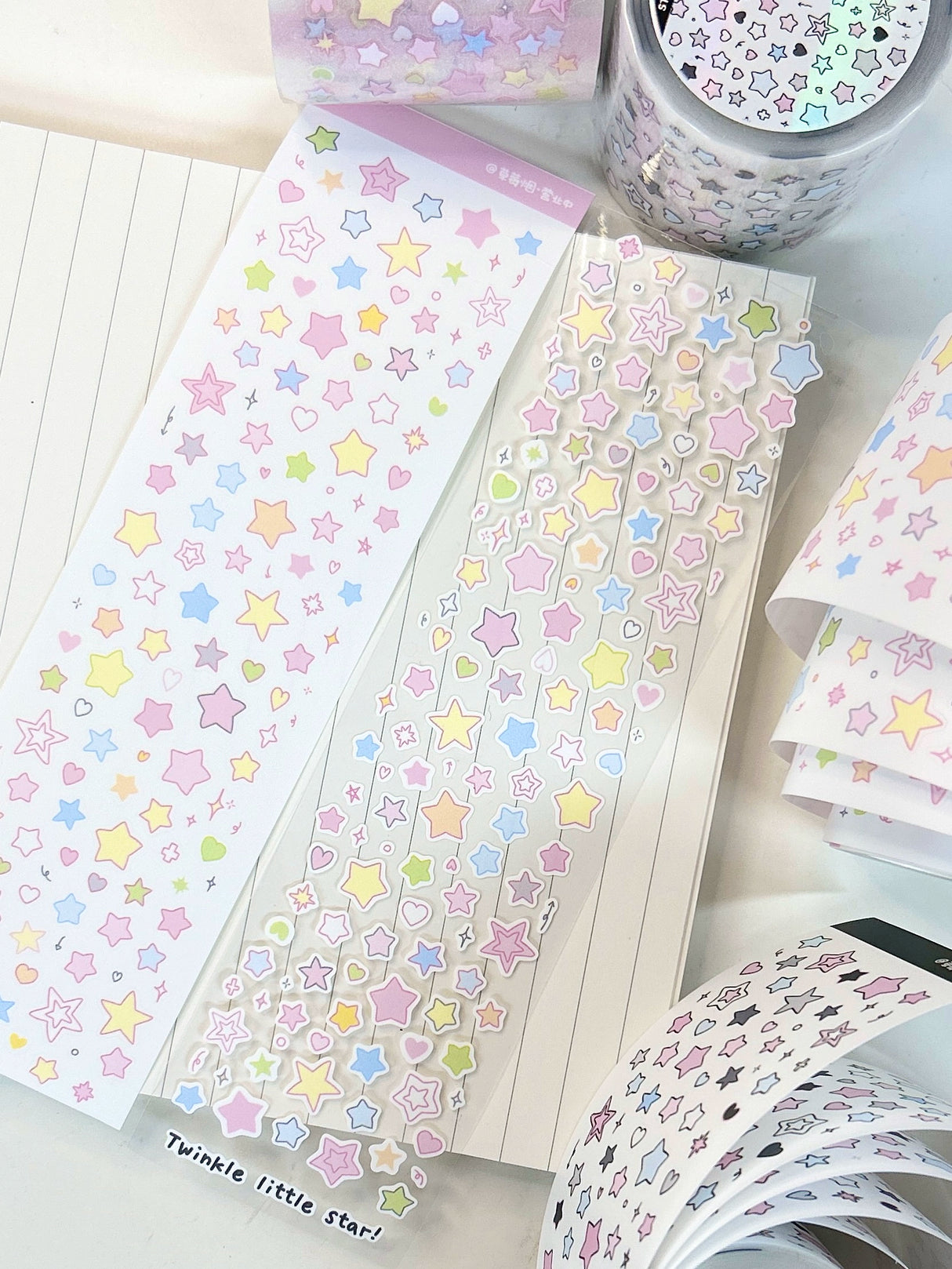 Glitter Star Sticker Tape