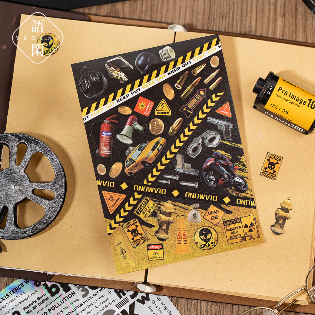 Geometry of Colors Sticker Book