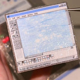 Retro Computer Glitter Sticker Tape